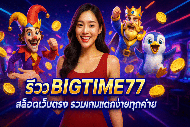 รีวิว BIGTIME77 สล็อตเว็บตรง รวมเกมแตกง่ายทุกค่าย